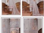 Original Pakistani Sadabahar Luxury Organza 3 Pics