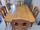 original Segun Kath Dining table with 6 chairs.
