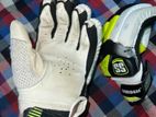 Original SS Cricket Batting Gloves-White and Yellow colour.