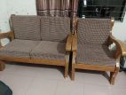 Original teak wood sofa