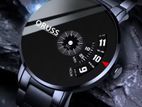 ORUSS Original Stainless Luxury Waterproof Fashion Black Watch