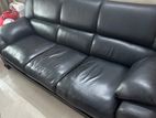 Otobi 3-seater Black Sofa For Sale