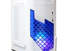 OVO 1728W WHITE ATX THERMAL MID TOWER GAMING CASE