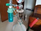 OXYGEN CYLINDER AND METER COMPLETE WITH NEBULIZER