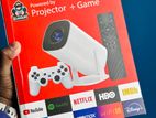 P30 Max Android 4K Projector + Video Game Console Combo