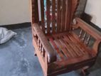 পাকা মেহগনি কাঠের এক সিটের সোফা