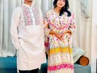 পাঞ্জাবি এবং থ্রি পিস - Panjabi Three Piece Couple dress