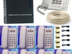 Pabx 08 PCs telephone 8 line machine full package intercom any address