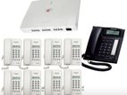 Pabx-Intarcom 08 Line Machine 8-Telephone Set Package
