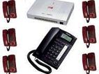 Pabx-Intarcom 16 Line Machine 16-Pcs Telephone Set Package
