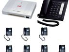 Pabx-Intercom 08 Line machine 8-Pcs Telephone Total Package