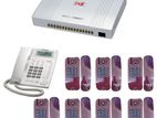 PABX / Intercom System 08-Line & 08 Telephone Set Package