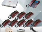Pabx Intercom System 8 Line Telephone Set Package Price in Bangladesh