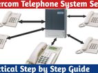 PABX System 08-Line & 08 Telephone Set Package