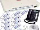 Pabx System 12-line & 12 Telephone Intercom Package in Bd