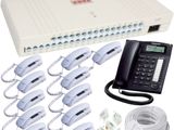 PABX System 12-Line & 12 Telephone Set Intercom Package in bd