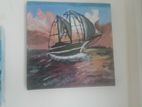 Painting Of A Vintage Ship