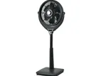 Pakhtun Louver 14-Inch High Speed Pedestal Stand Fan (Black)