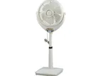 Pakhtun Louver 14 Inch Pedestal Stand Fan (White)