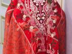 Pakistani Design 4_Piece Sada Bahar Tissue Set
