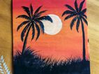 Paper canvas painting For sell