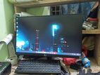 Pc & 22" LG Monitor with Keyboard Mouse