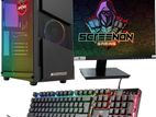 Pc Power 22" 100hz 500gb 8gb I5 Gaming Case Rgb Key+mouse