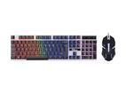 PC Power PGC801A105 RGB Wired Gaming Keyboard & Mouse Combo