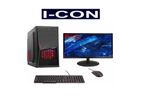 PC#201-i5 7th G-GigabyteH110-240GB SSD-RAM8GB-HP 20 Led