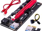 PCI-E v009s 1X to 16X Riser Card USB 3.0 Adapter