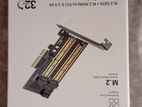 Pcie Expansion Card For M.2 Nvme And Sata Ssd