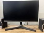 Pc+monitor+speaker + keyboard +table