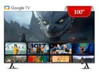 Pentanik 100 Inch Google 4k Voice Control Frameless Tv