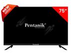 Pentanik 75 Inch 4K Voice Control TV (Frameless)