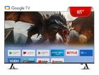 Pentanik 85 Inch Google 4k Voice Control Frameless Tv