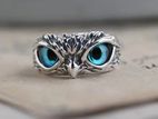Personality Eyes Owl Shape Ring Vintage Fashion Rings Jewelry Party