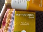 Photostable Gold Sunscreen Gel