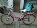 Pink Bicycle with basket sell'