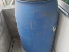 Plastic barrel container storage