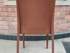 plastic brown chair