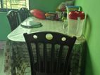 Plastic table and Three chair