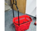 Plastic Trolley Super Shop with Wheel