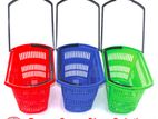 Plastic Trolley with Strong Wheel