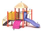 Playhouse with Slide For Play Ground