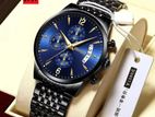 POEDAGAR Men Watch Fashion Luxury Stainless Business Quartz Watches