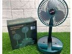 Portable Folding Fan Retractable Floor Standing Style Rechargeable