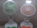 Portable Folding Fan (zt-329)রিচার্জ্যাবল ফোল্ডিং টেবিল ফ্যান উইথ লাইট