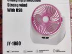 Portable Led Light With Mini Fan