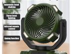 Portable Outdoor Camping Fan with LED Lantern