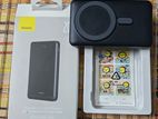 Power Bank Baseus Wireless Charger , 10000mah Portable 20w Magnetic